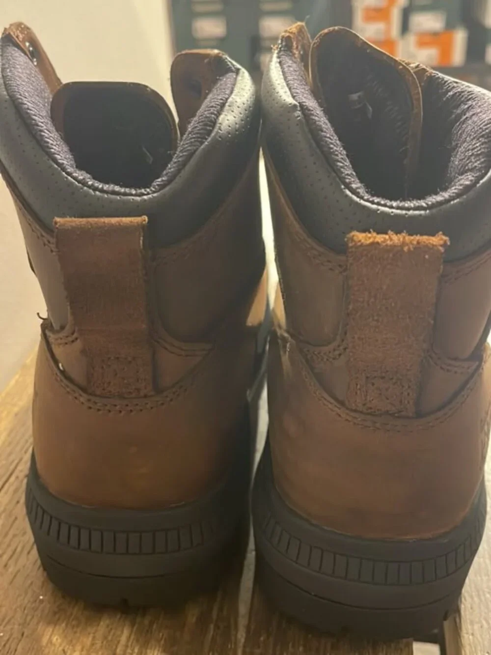 TIMBERLAND PRO MEN'S  6'' MONTAUK SAFETY TOE MD BROWN  A63MB-EM4 ALL SIZES